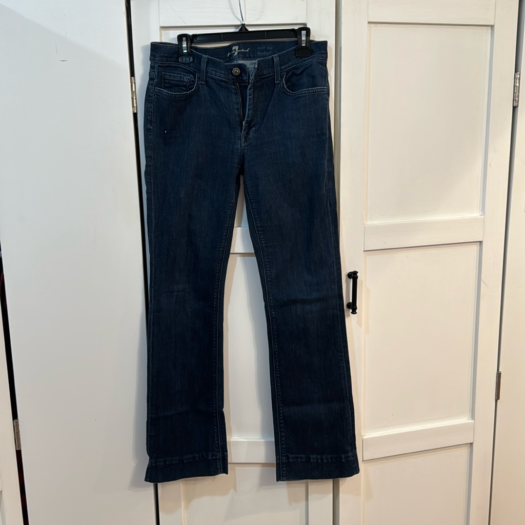 Seven For All Mankind Jeans - Dark Wash Bootcut Midrise